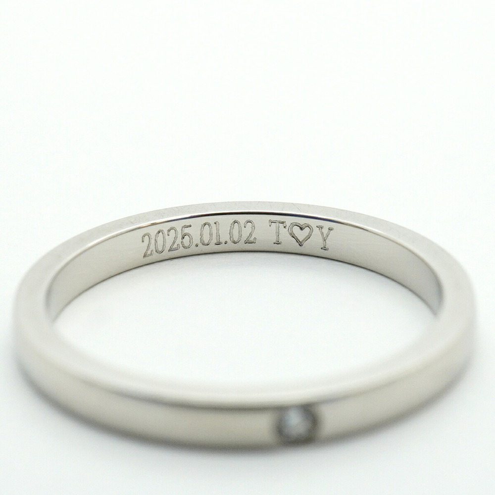 Cartier Classic Ring, 1PD (One Diamond), Pt950 Platinum, Size #53, Ladies' Ring - Picture 6 of 10